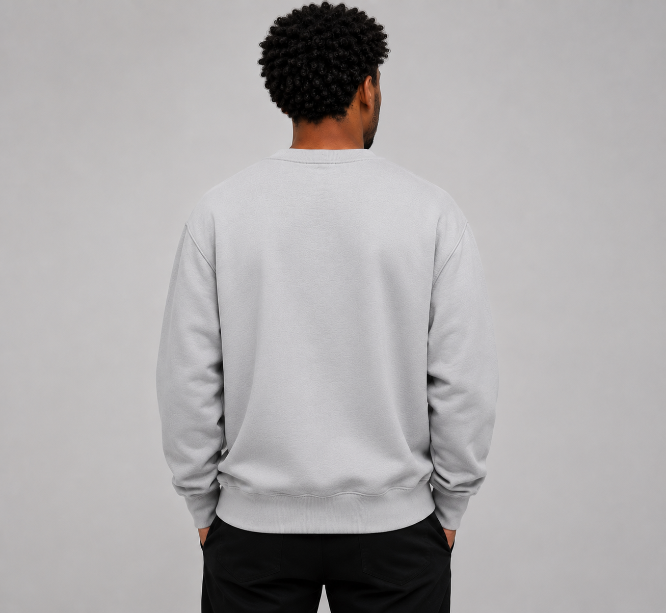 ORVIK Essential Crewneck Sweatshirt – Ice Grey