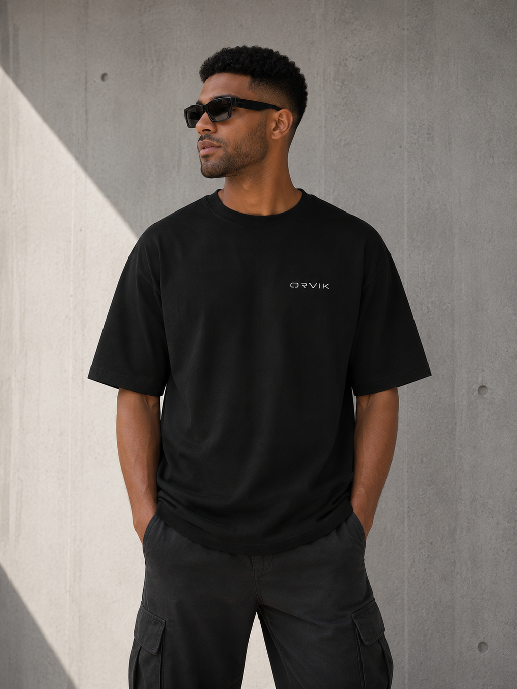 ORVIK Oversized T-Shirt – Black