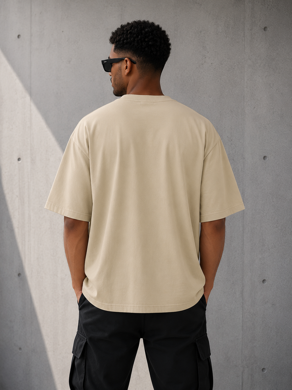 ORVIK Oversized T-Shirt – Sand Beige