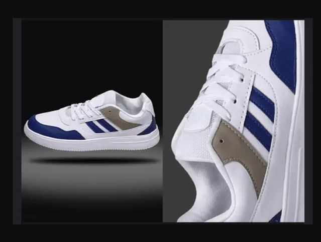 Men’s Blue Stylish Sports Sneakers – Casual Running Shoes